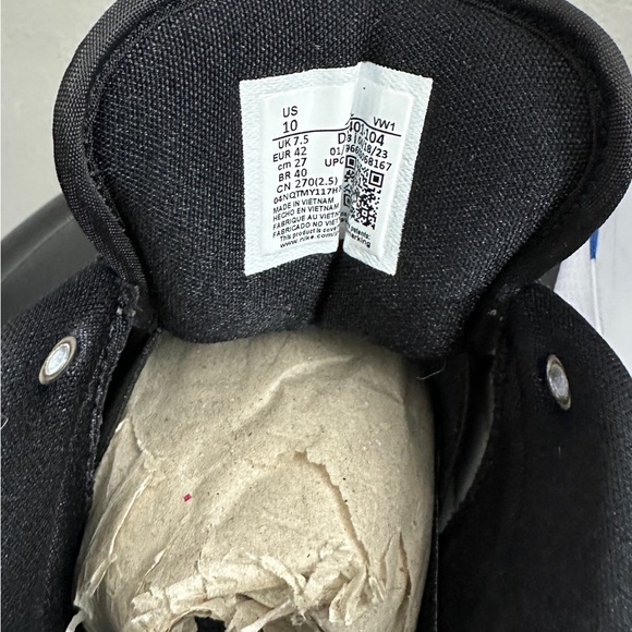 Nike Jordan Women's 1 Retro HI OG Black/Legend MD Brown-White size 10 - Picture 5 of 5